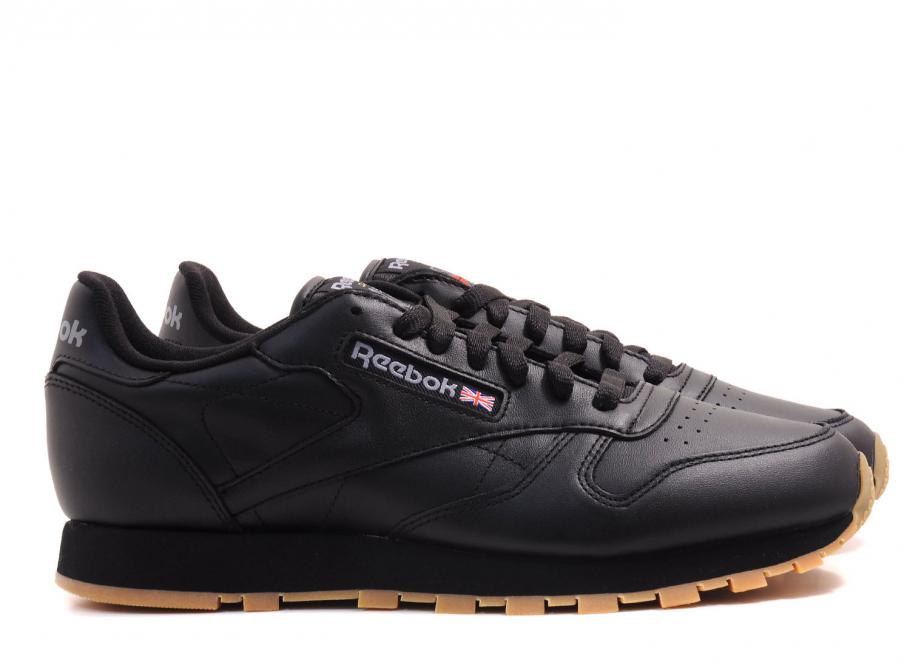 reebok classic black suede gum sole