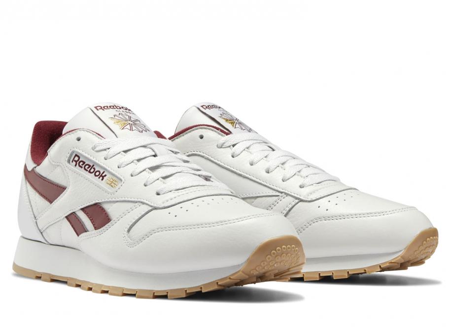 Reebok Classic Leather Porcelain Merlot FV9868 Novoid Plus