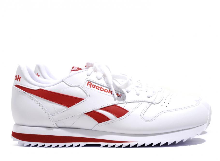 reebok classic white red