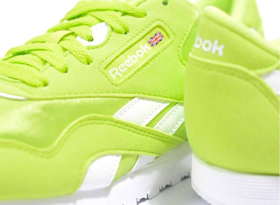 Reebok Classic Nylon Color Neon Lime 