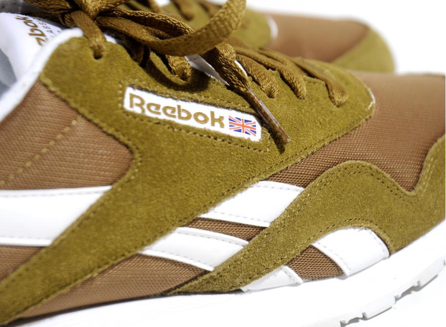 reebok classic nylon brown