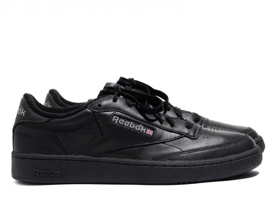 buy \u003e reebok club c 85 archive black 