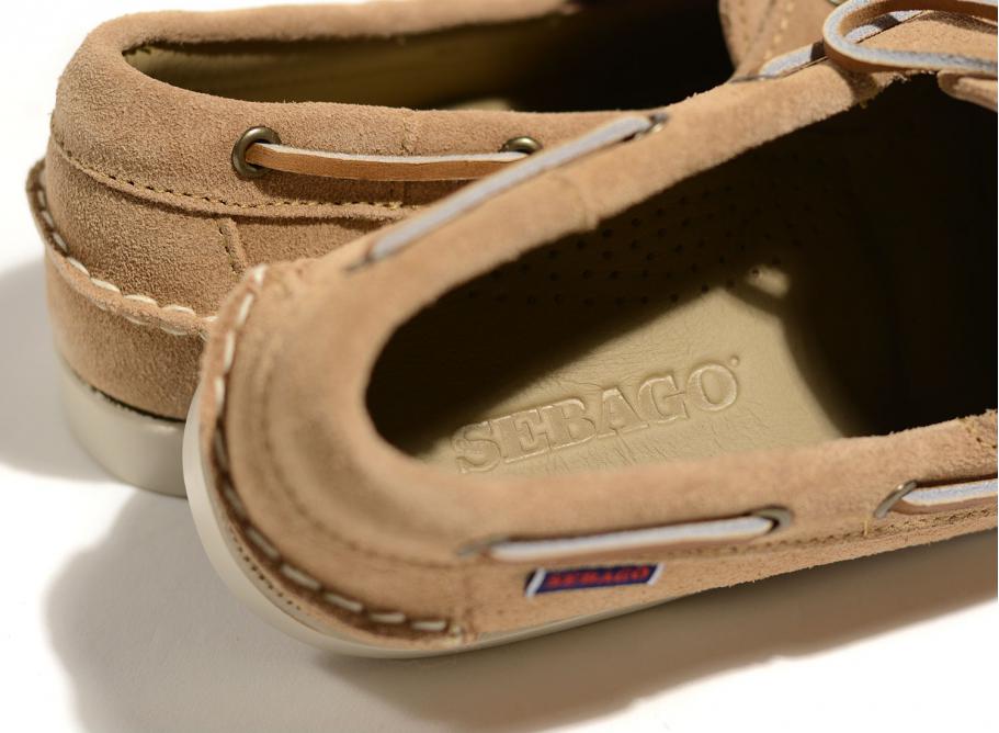 sebago docksides beige