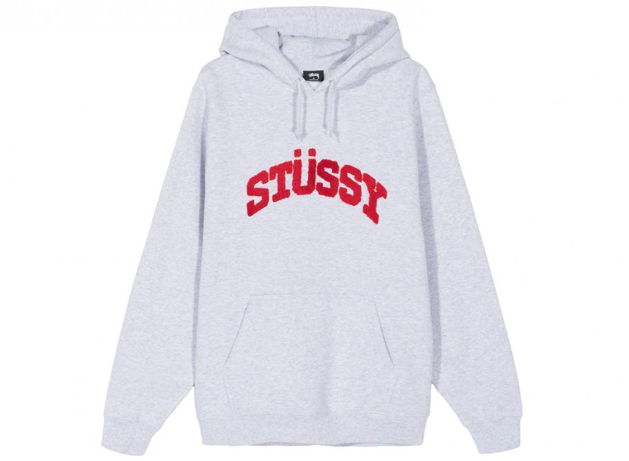 Stussy Chenille Arch Hood Ash Novoid Plus