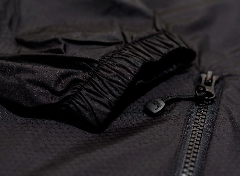 stussy honeycomb hooded jacket