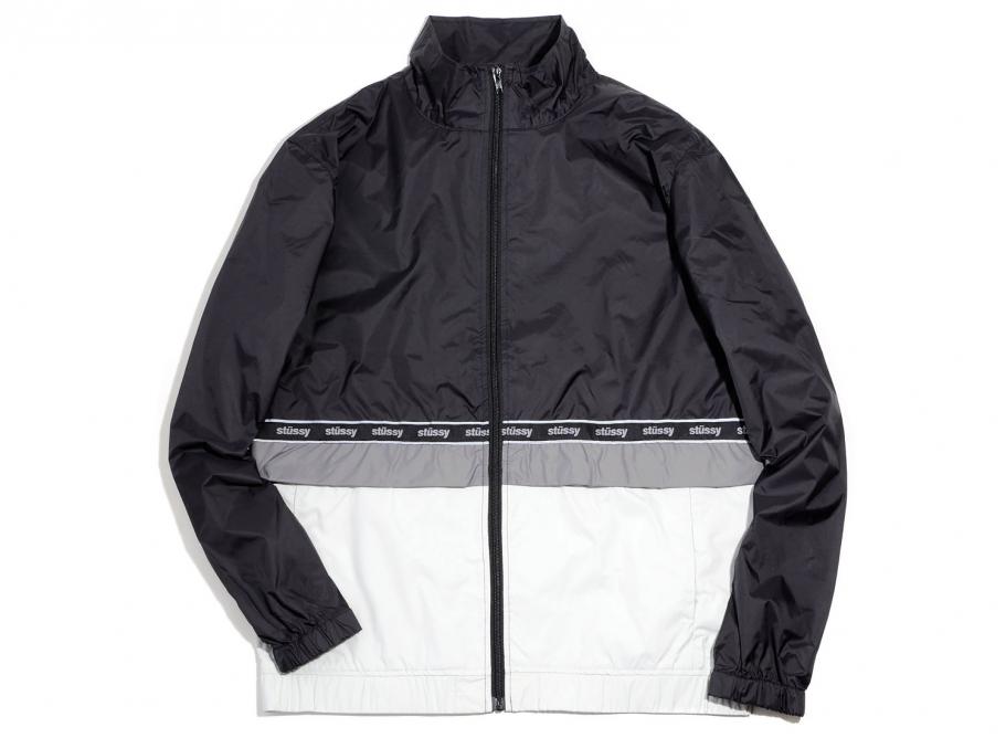 stussy nylon warm up jacket