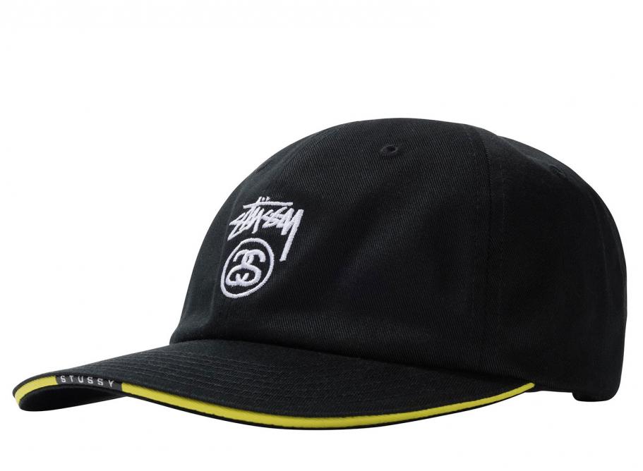 stussy low pro cap black