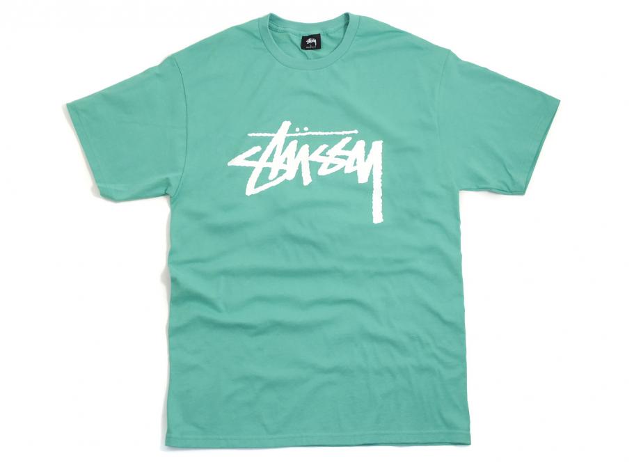 Stussy Stock Tee Green / Novoid Plus