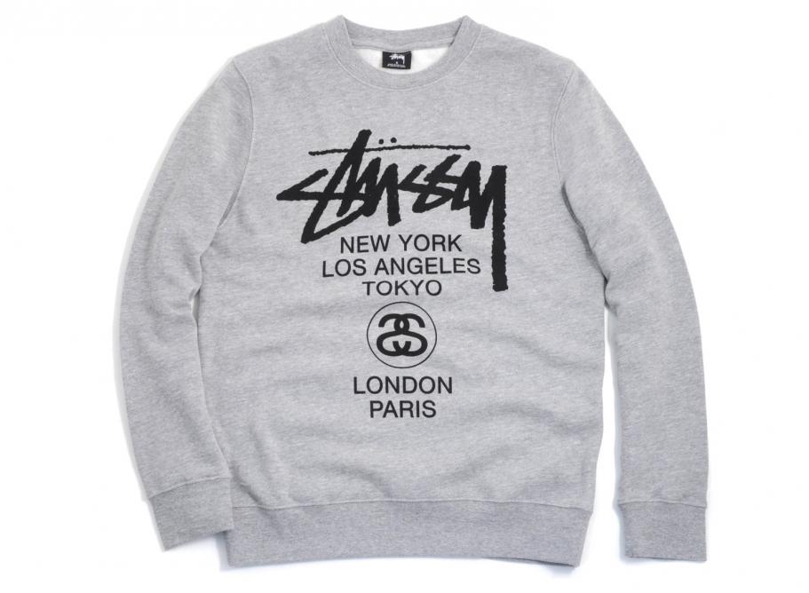 Stussy crewneck grey clearance
