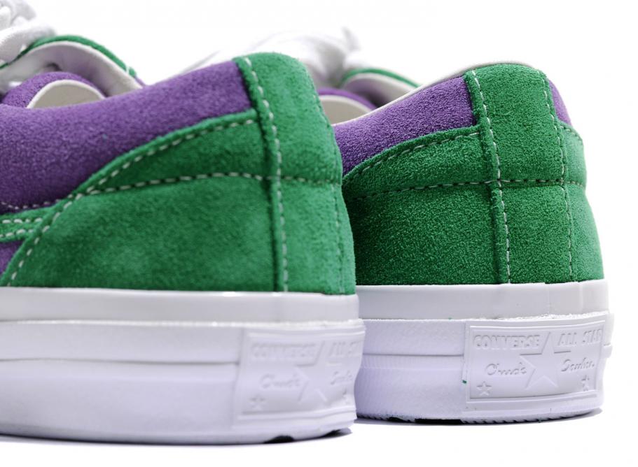 converse golf le fleur green purple