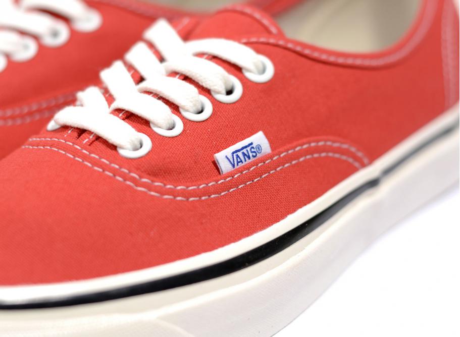 vans authentic 44 dx racing red