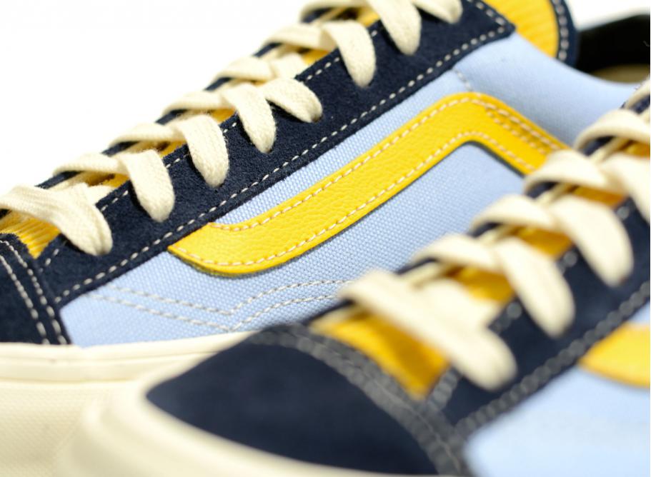 navy and yellow vans