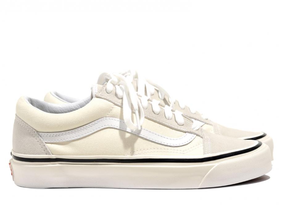 vans old skool anaheim factory in white