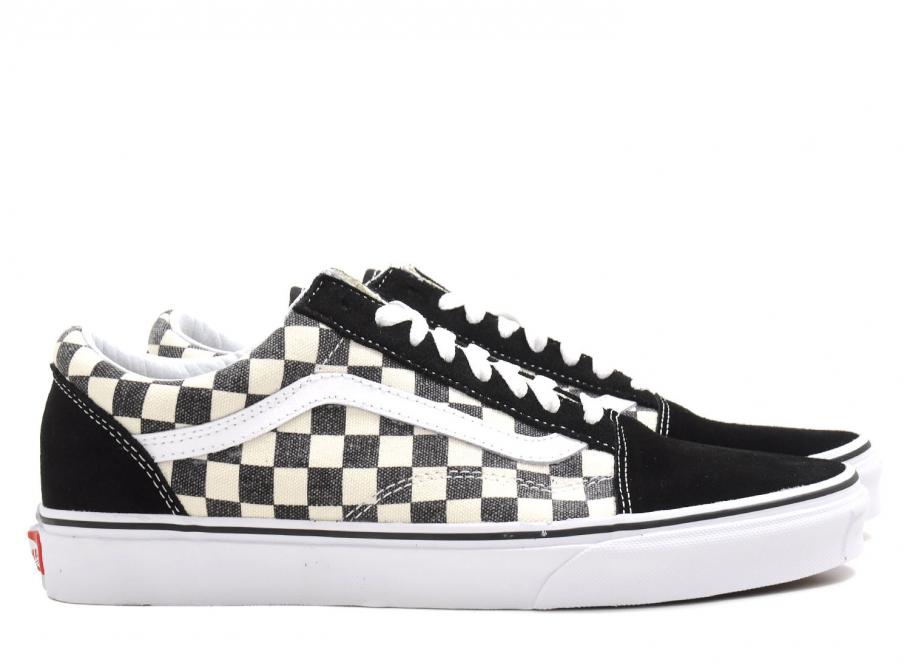 Vans Old Skool Checkerboard Black 