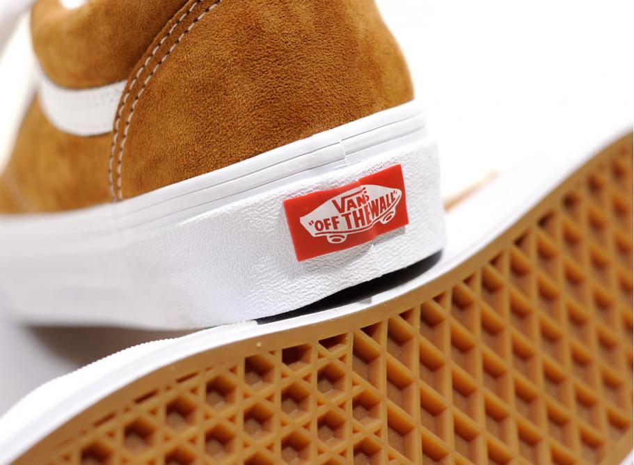 Vans Old Skool Pig Suede Leather Brown Novoid Plus