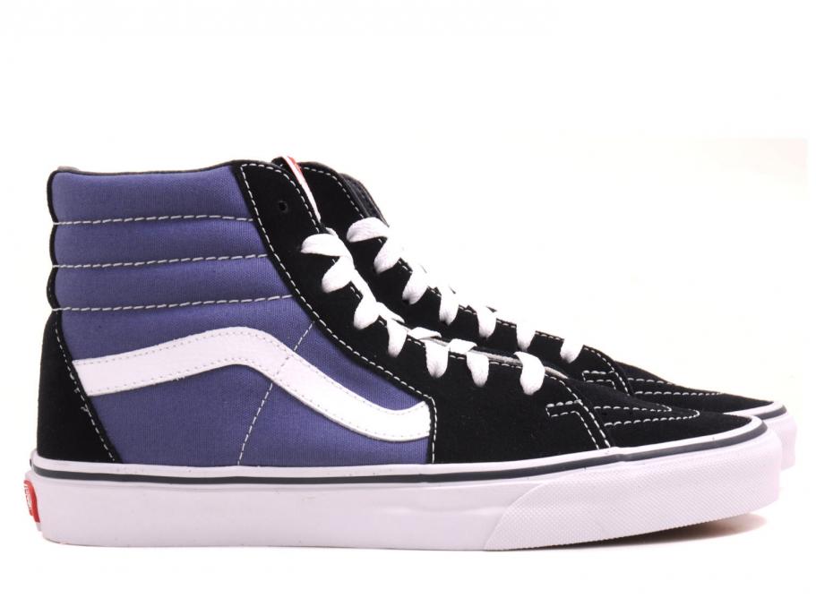 vans sk8 hi navy black