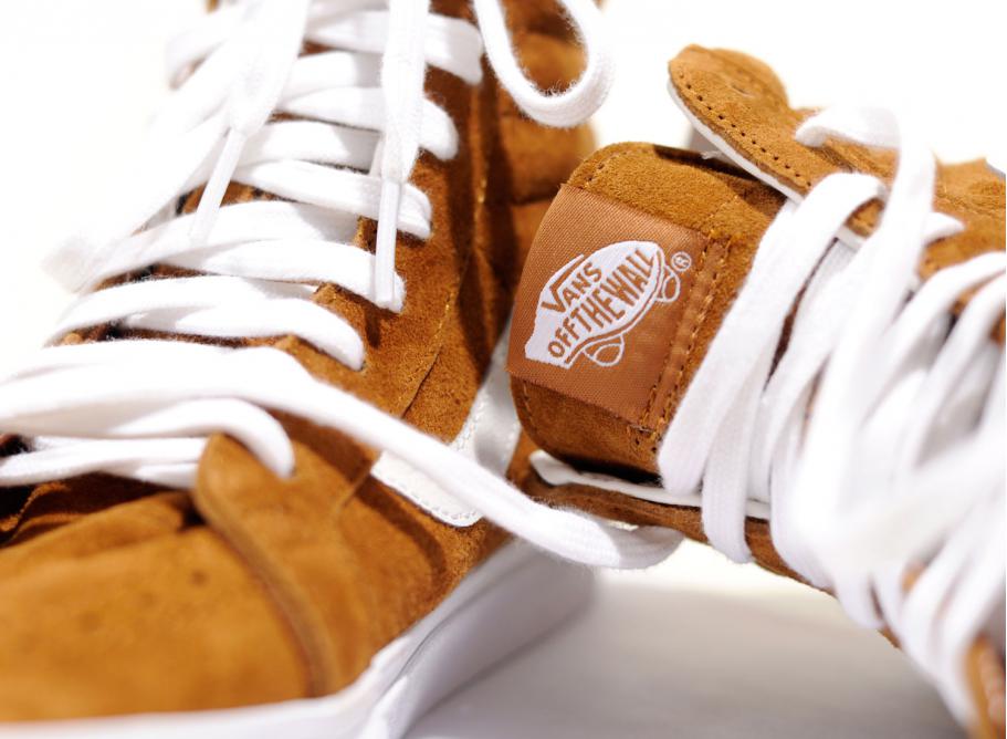 vans sk8 hi brown leather