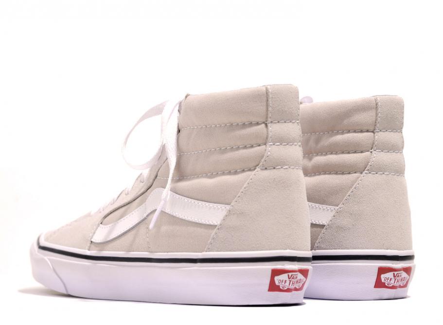 vans sk8 hi silver