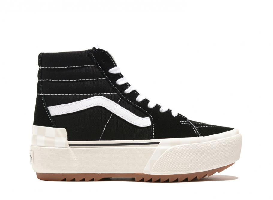 Vans Sk8 Hi Stacked Black White VN0A4BTW5ZN1 Novoid Plus
