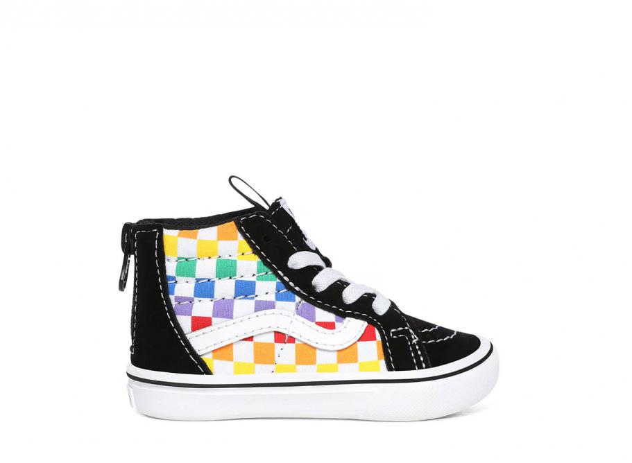 rainbow true white vans