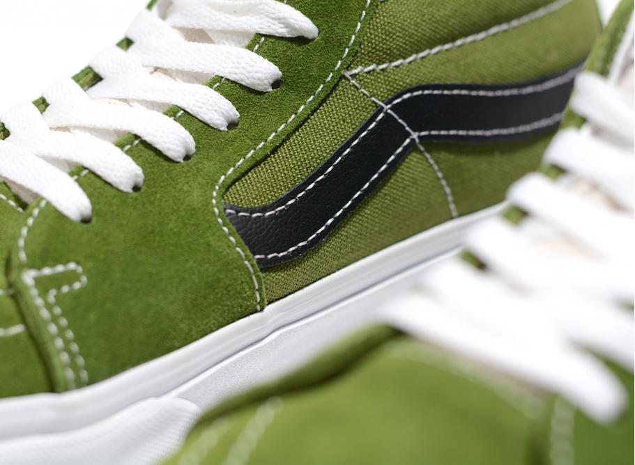 vans sk8 mid green