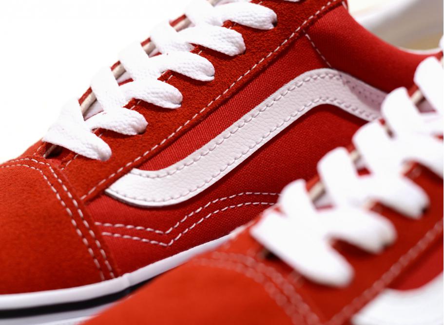 old skool racing red