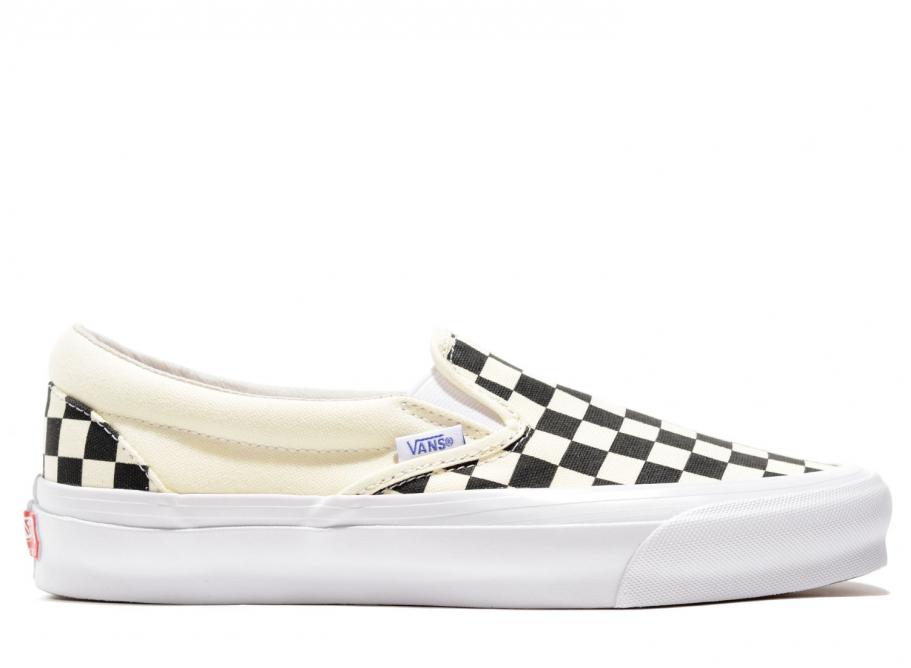 vans og classic slip on checkerboard