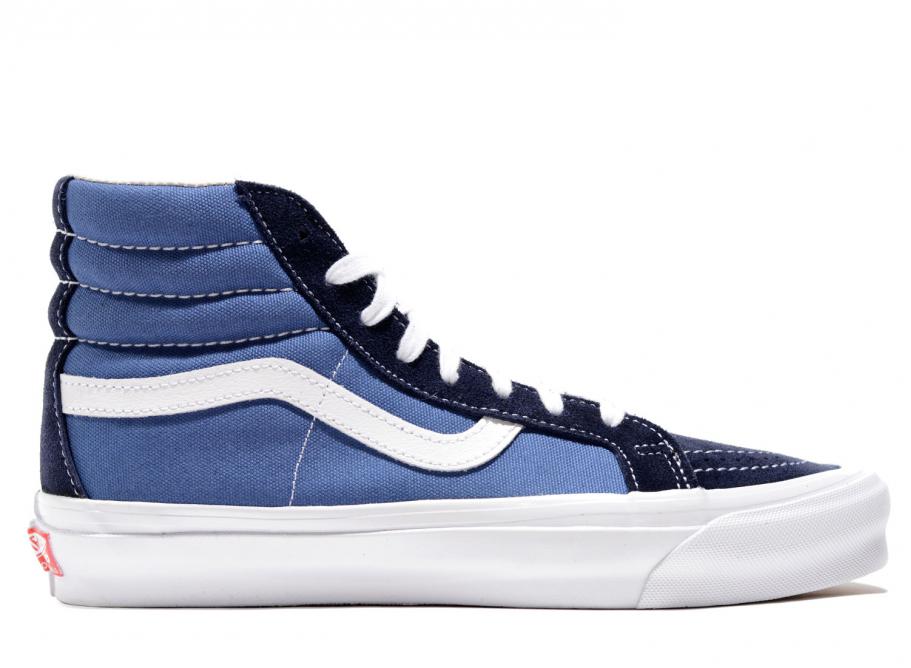 sk8 hi vans navy