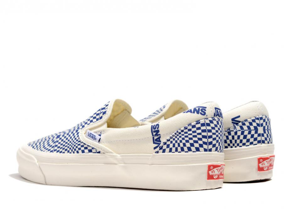 vans og classic slip on checkerboard