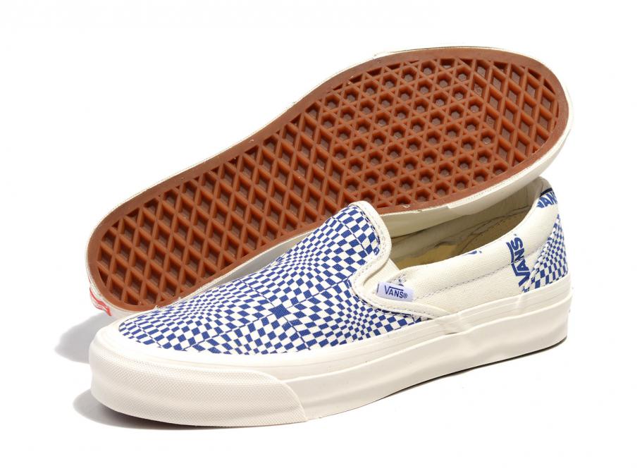 vans og classic slip on checkerboard