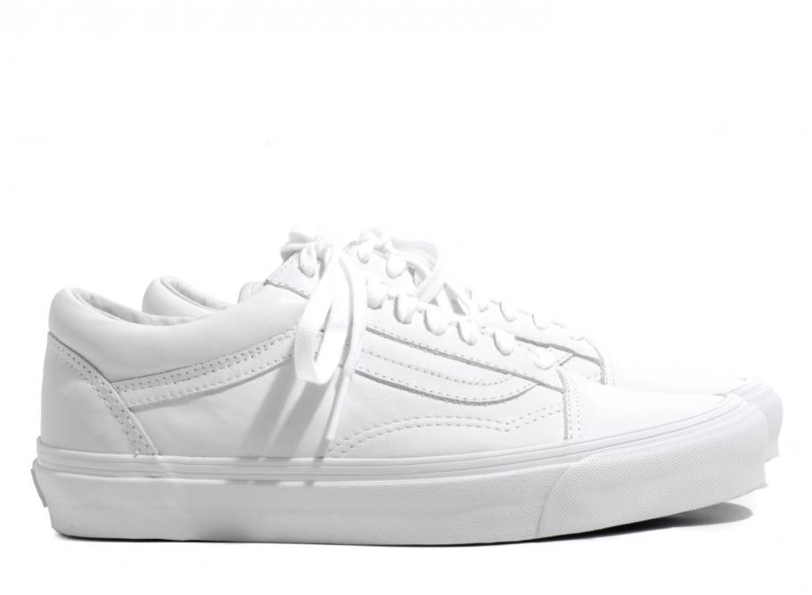 vans vault white leather