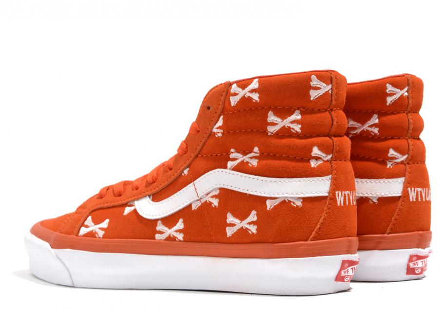 WTAPS VANS OG SK8−HI LX ORANGE US10