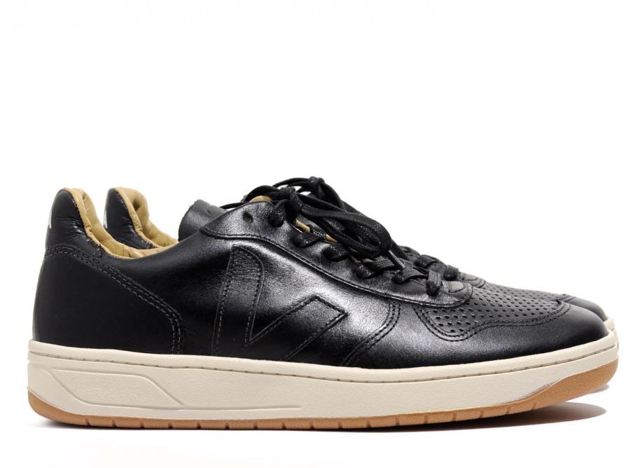 Veja V10 Bastille Leather Black Novoid Plus