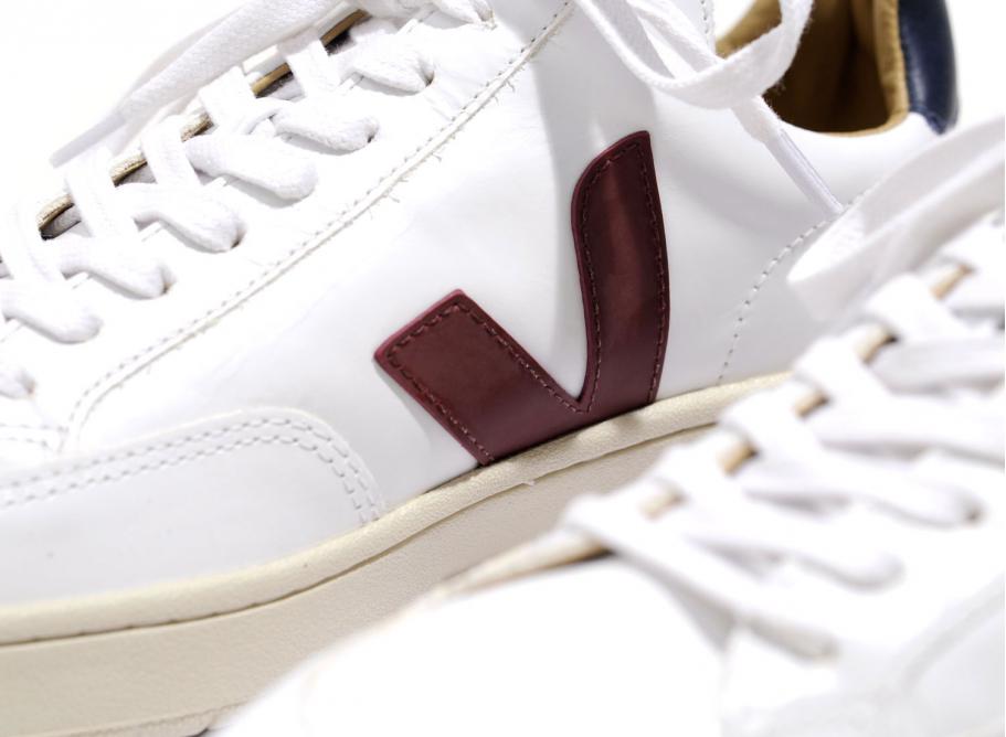 Australia ilegal Algebraico Veja V12 Bastille Leather Extra White / Marsala / Nautico / Novoid Plus