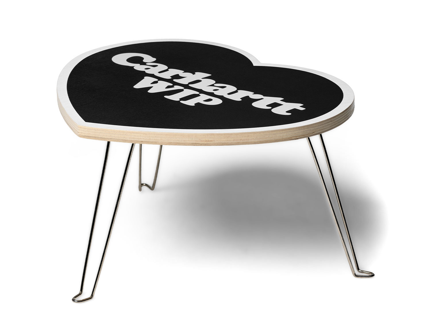 Carhartt WIP Heart Folding Table Black / White - Novoid Plus