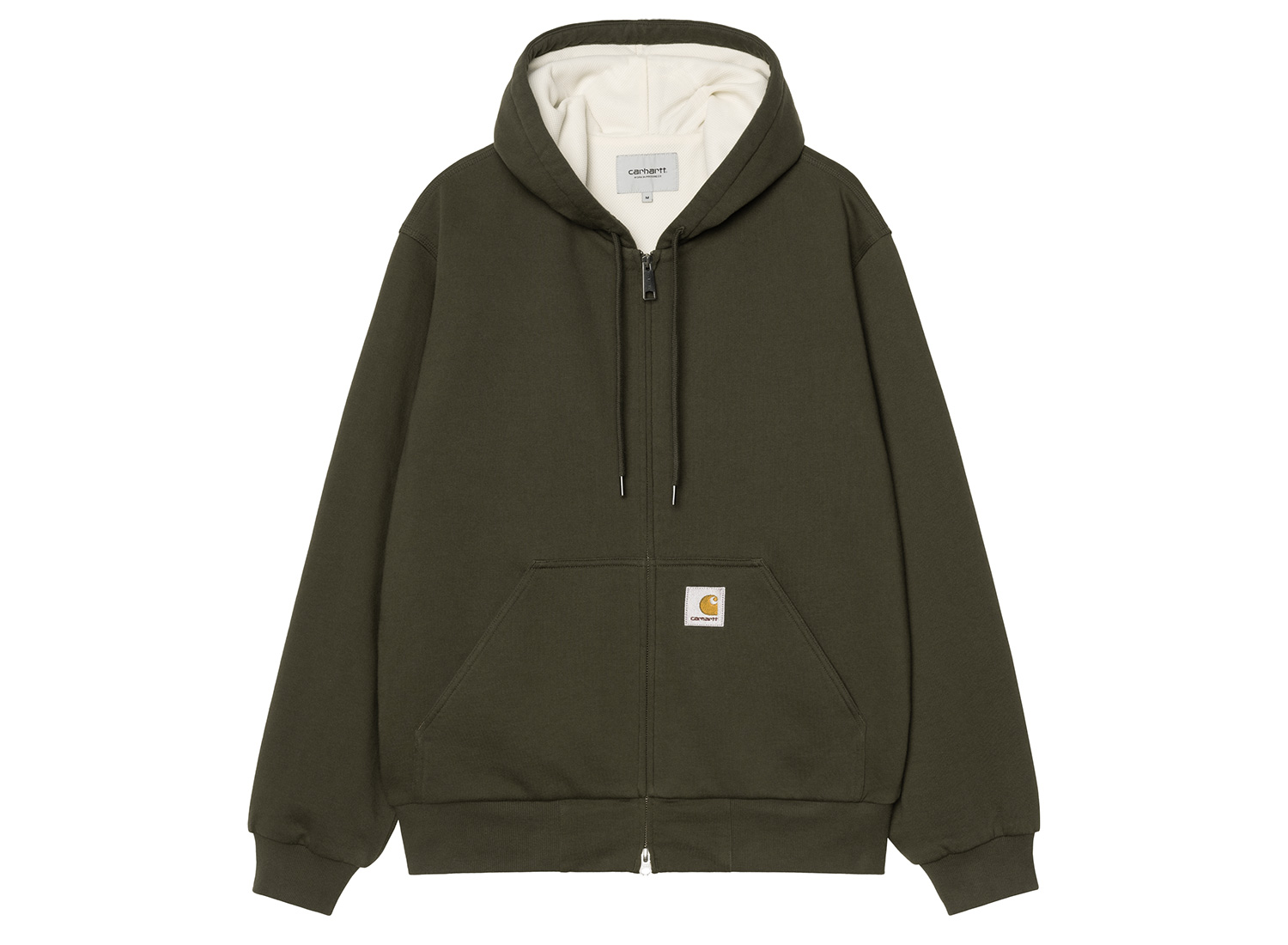 Carhartt WIP Active Sweat Jacket Olive Stone Washed I035602_49_06