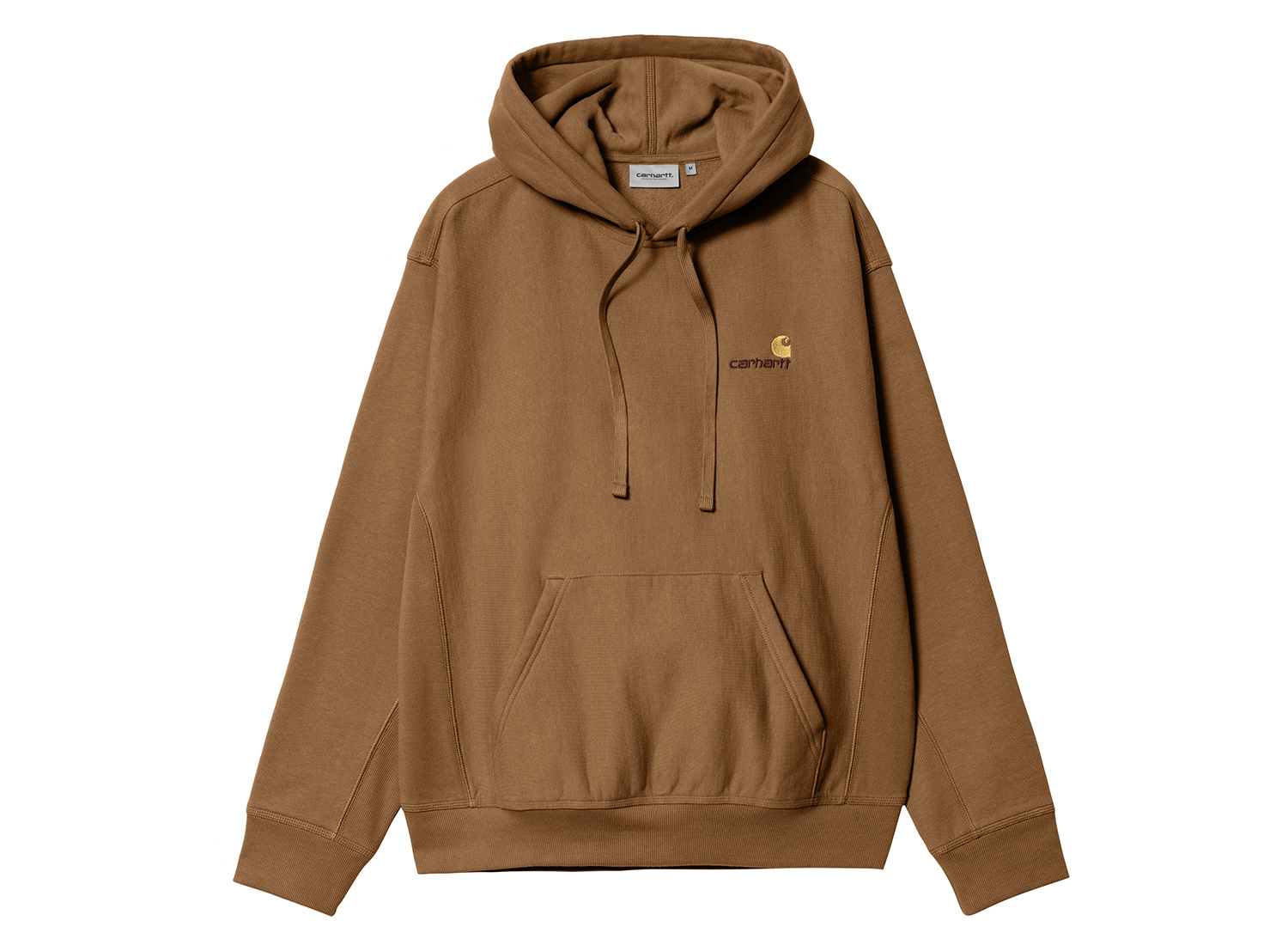 Carhartt WIP Hooded American Script Sweat Hamilton Brown I028279_HZ_XX