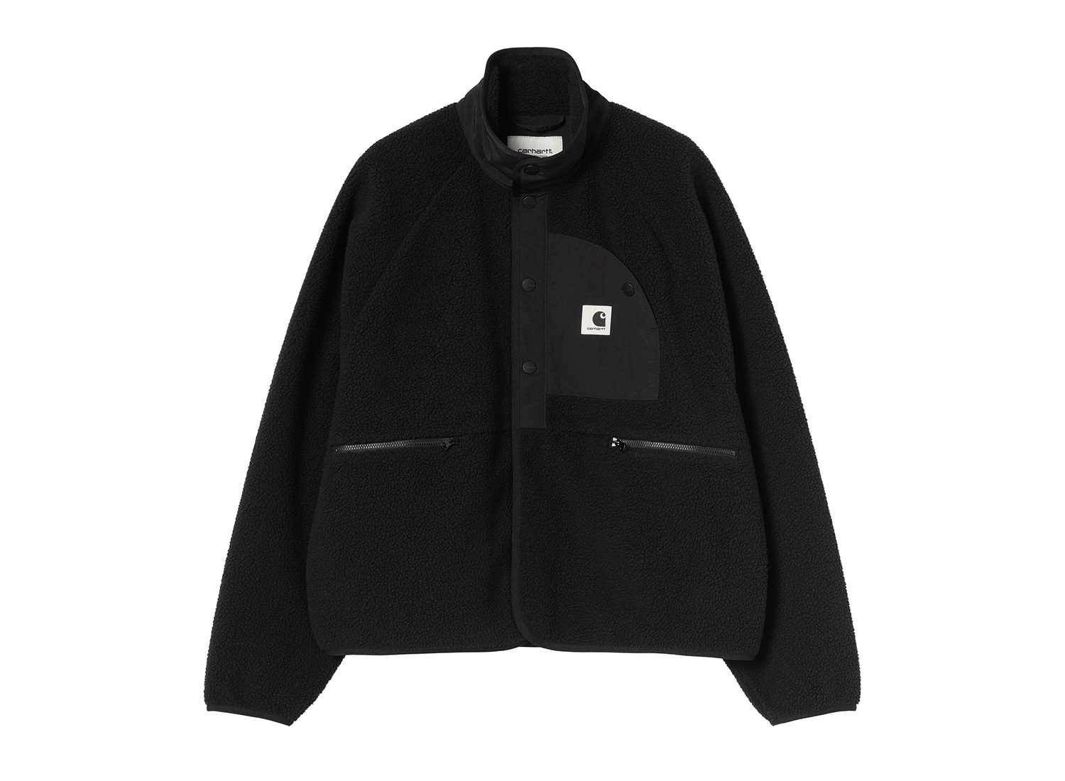 Carhartt WIP Femme Flynn Fleece Jacket Black / Black I035460_00E_XX_03