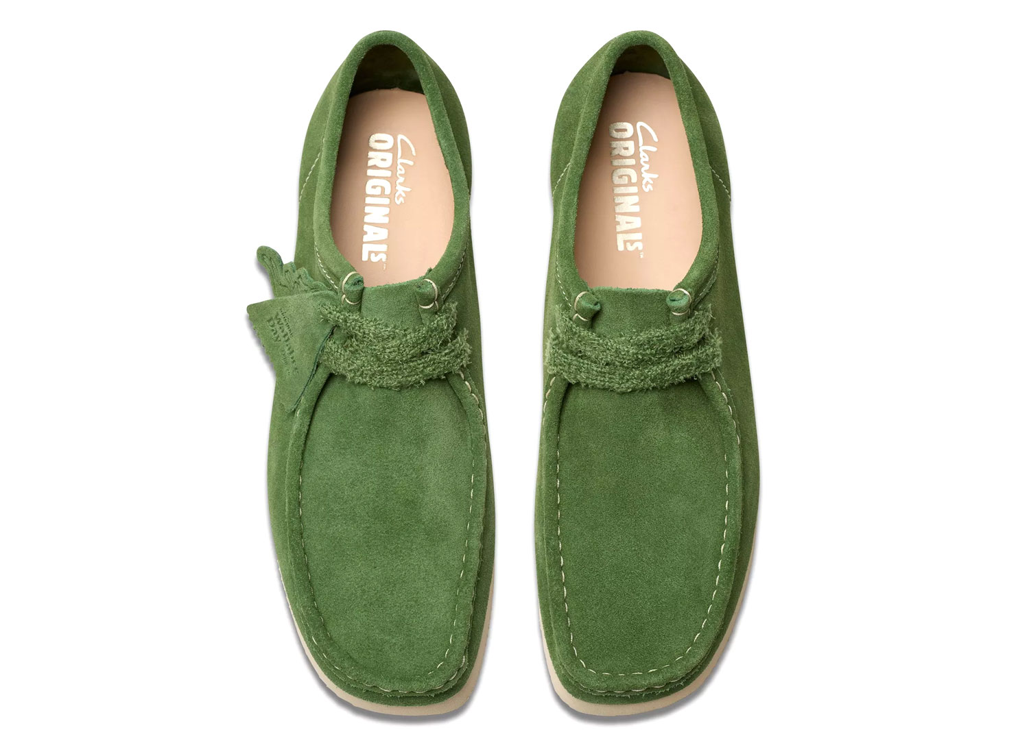 Clarks Wallabee 2604 Green Suede - Novoid Plus