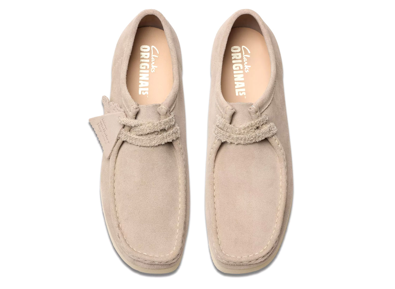 [新品]26cm CLARKS INSCRIRE WALLABEE ベージュ Clarks〉Wallabee / Beige Leather (Womens)｜UP NORTH ONLINE STORE