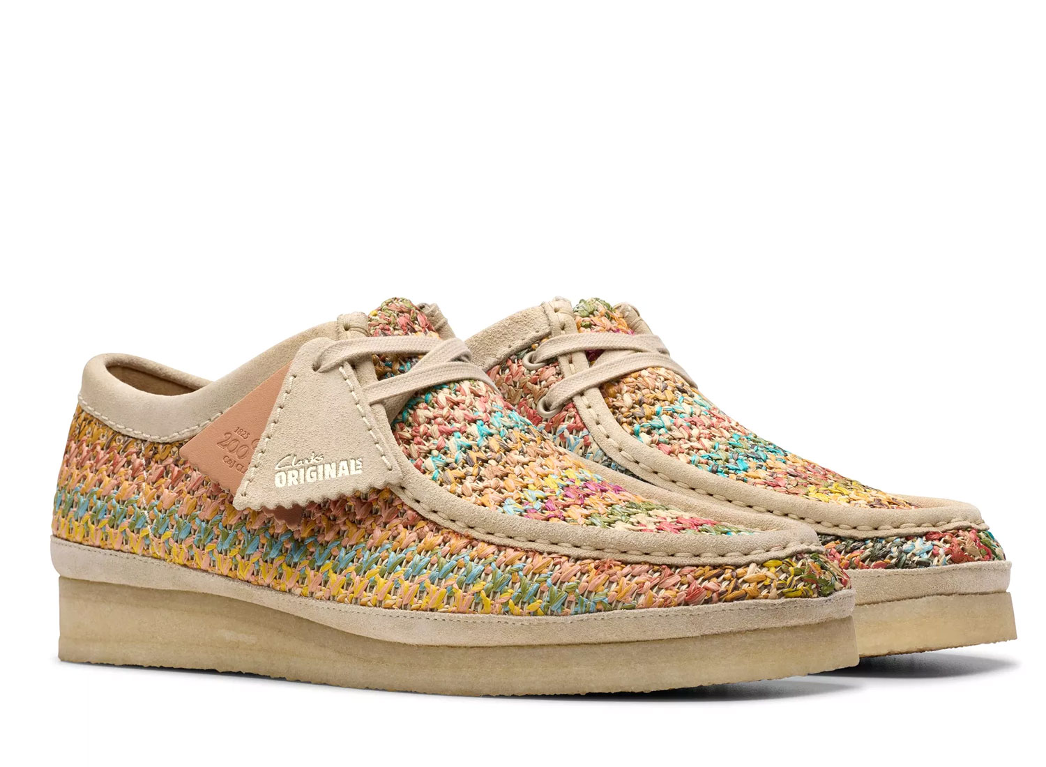 Clarks Wallabee Multi Raffia クラークス　ワラビー Clarks Wallabee Multi Raffia（クラークス ワラビー-マルチ