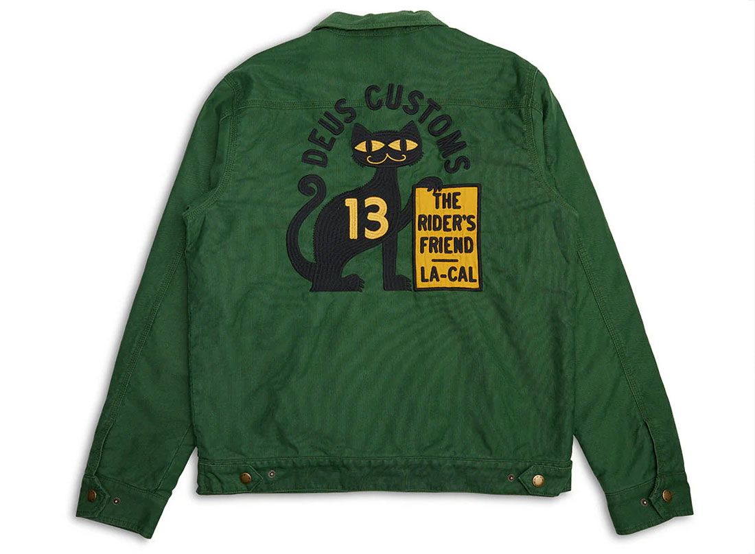 Deus Ex Machina Super Stitious Jacket Hillside Green - Novoid Plus