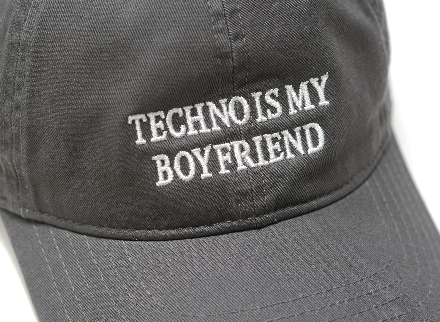IDEA TECHNO IS MY BOYFRIEND キャップ IDEA Techno Is My Boyfriend Cap Black & White | END. (AR)
