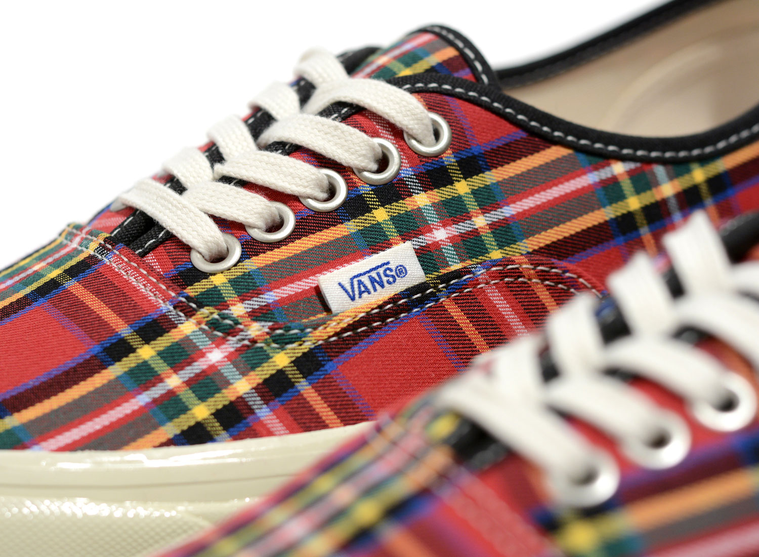 Vans Authentic 44 DX Anaheim Factory OG Plaid Red / Green