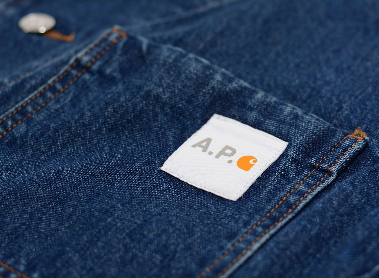 APC x Carhartt Veste Talk Indigo - Novoid Plus