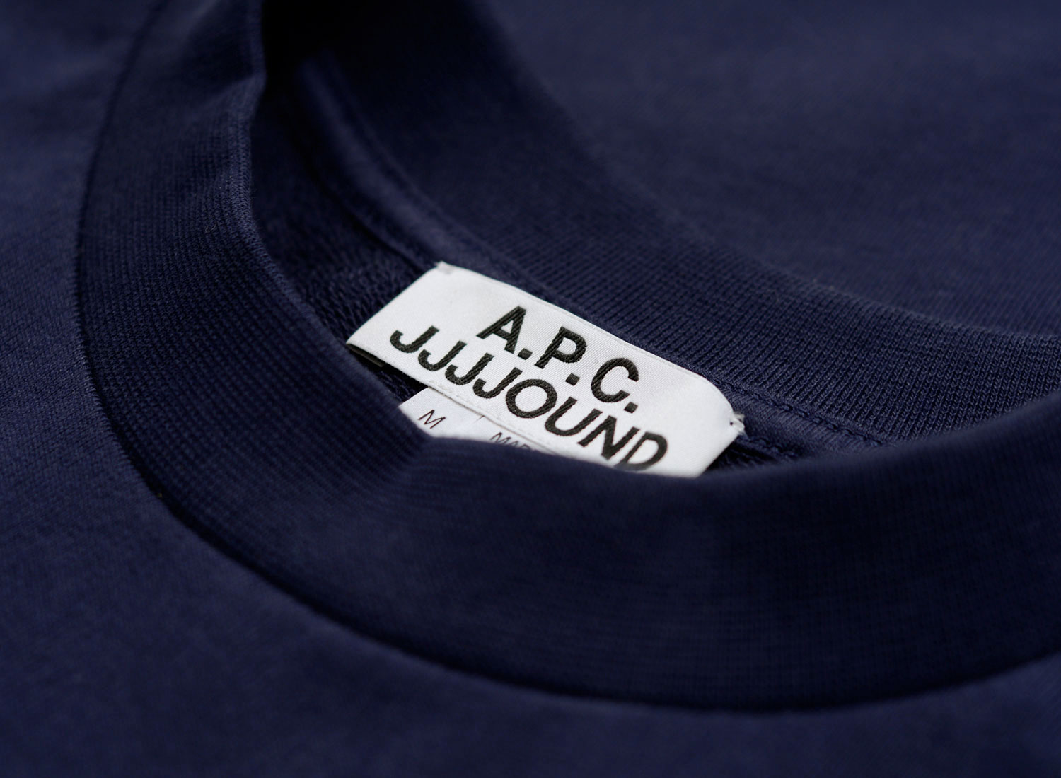 JJJJound × A.P.C. / スウェット/L/コットン/NVY APC x JJJJOUND Sweat Justin Dark Navy - Novoid Plus