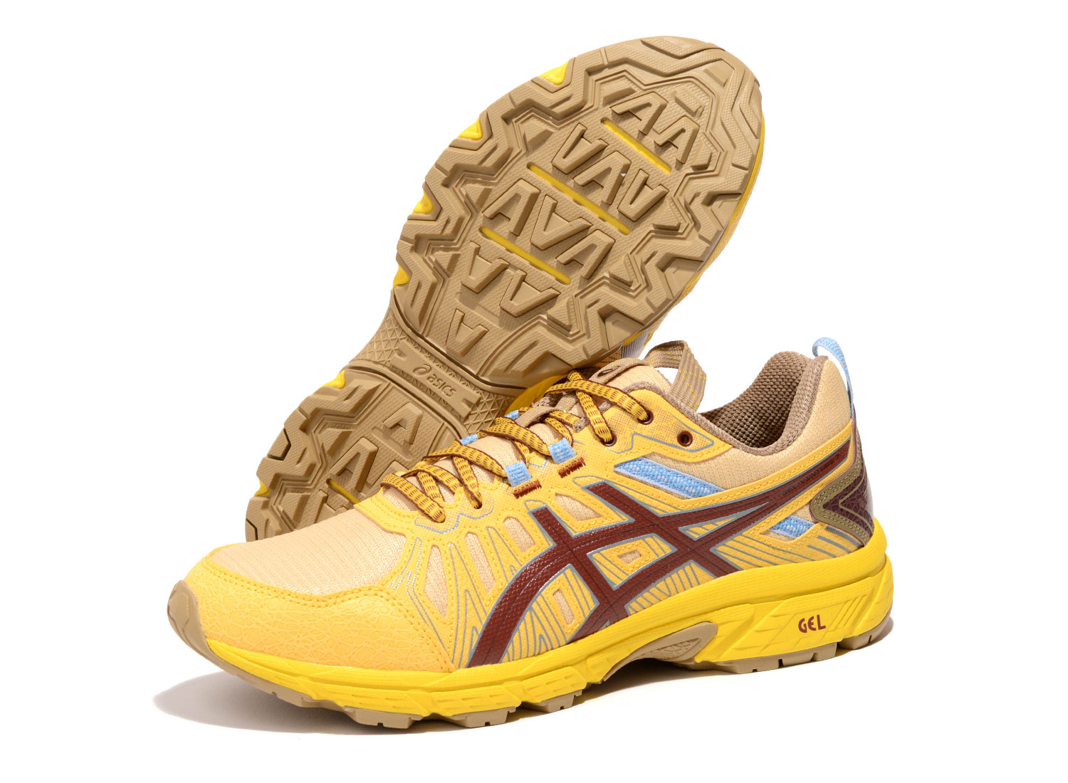 Asics x Kiko Kostadinov HN1-S Gel Venture 7 Yellow / OX Brown