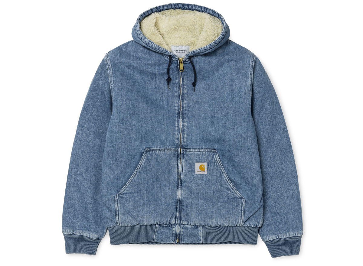 Carhartt WIP Active Jacket Blue Stone Washed Novoid Plus