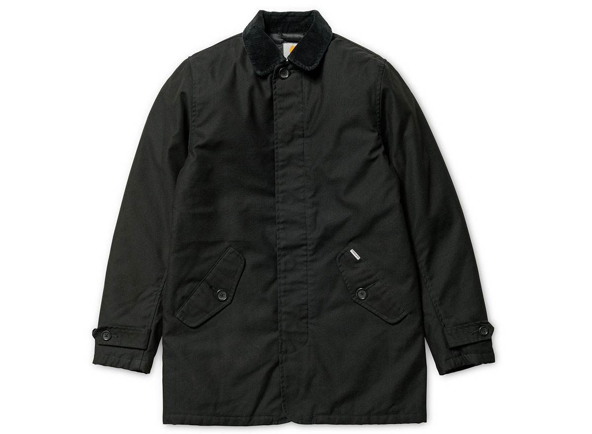 Carhartt wip HARRIS TRENCHCOAT(トレンチコート) Carhartt WIP Harris Trenchcoat Black - Novoid Plus