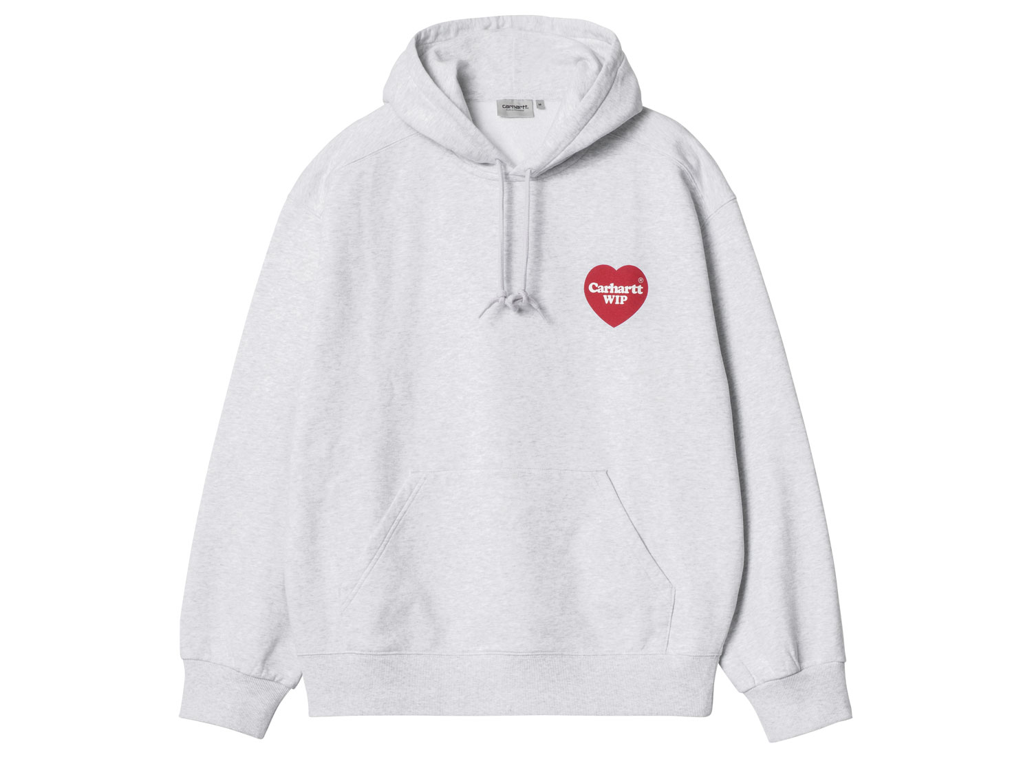 Carhartt WIP Hooded Heart Sweat Ash Novoid Plus